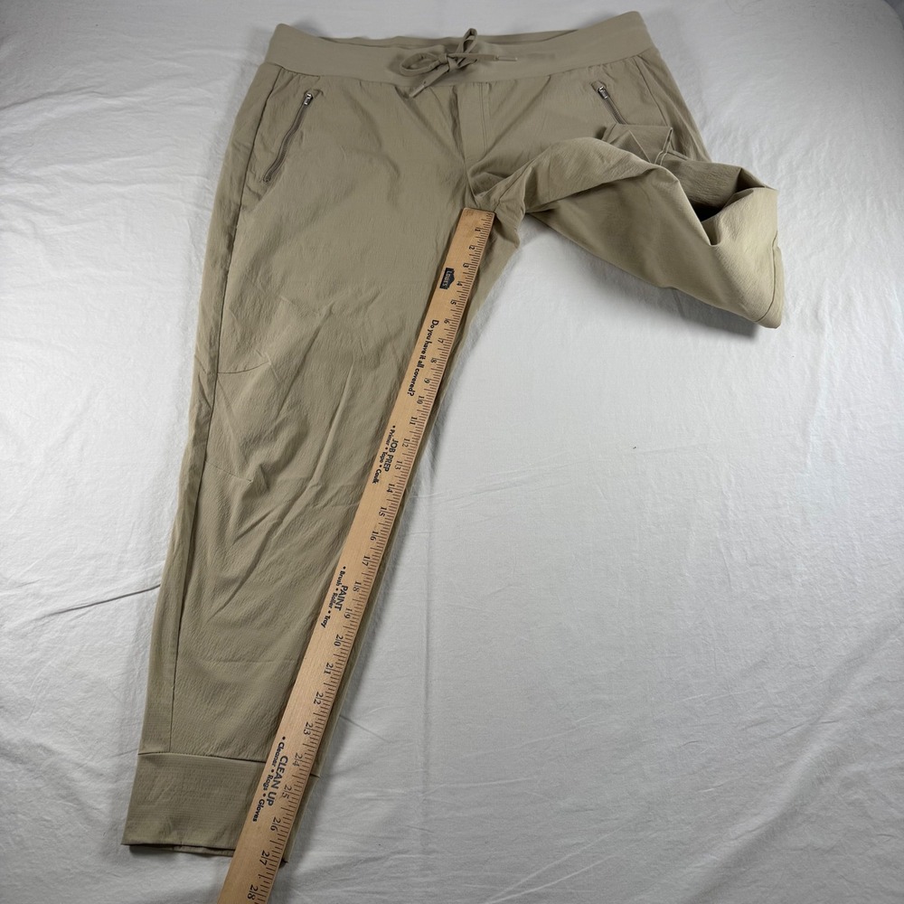 Athleta Women's Plus Size 16 Tan Trekkie North Jogger Hiking Travel Jogger Pants - Picture 8 of 13